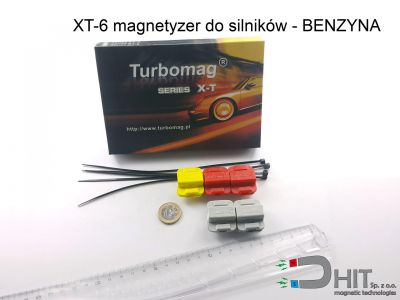 XT-6 magnetyzer do silników - BENZYNA + olej  - magnetyzery turbomag <sup>®</sup> do silnika benzynowego pb i lpg